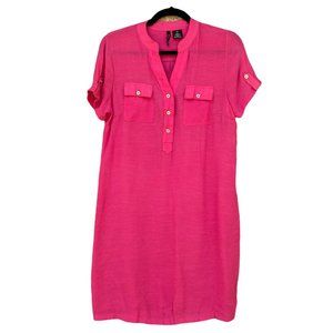 NEW DIRECTIONS Petites Pink Shirt Dress